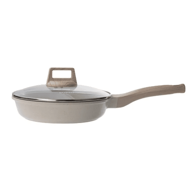 boreine nonstick die cast aluminium fry pan
